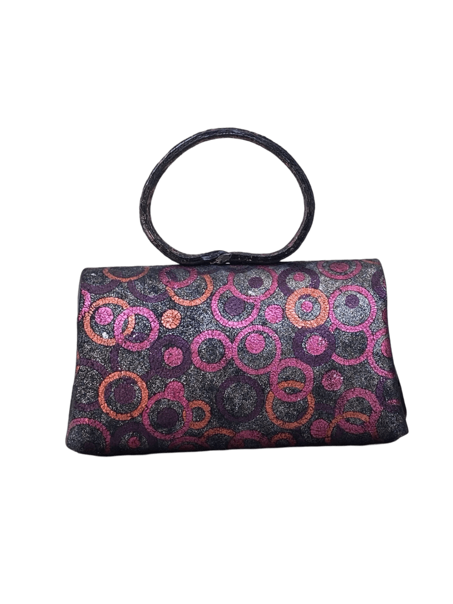 Hana Black & Mullticolor Circular Pattern