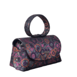 Hana Black & Mullticolor Circular Pattern