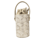 Tara White Python Silver Print