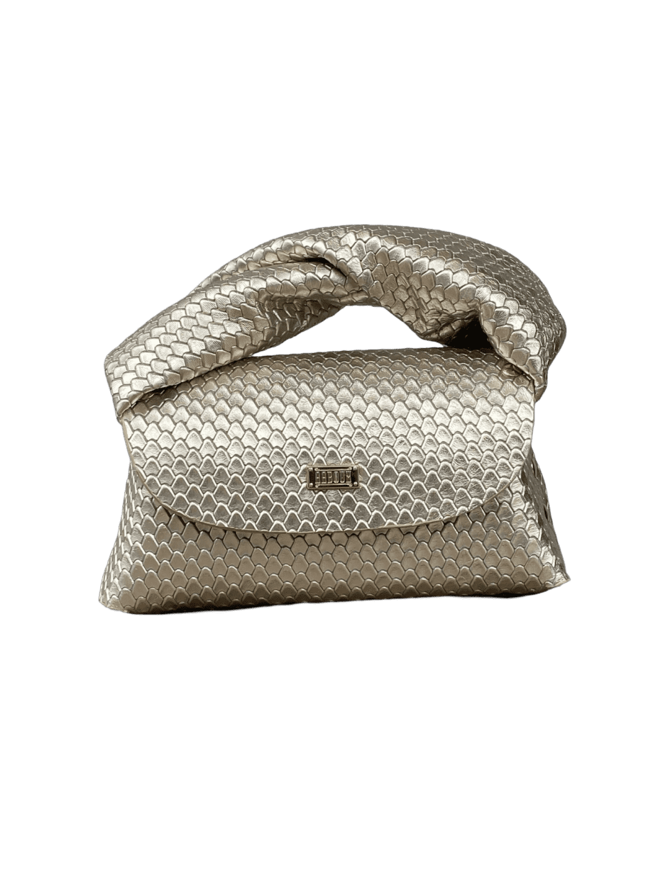 Seyi Champagne Gold Snake print