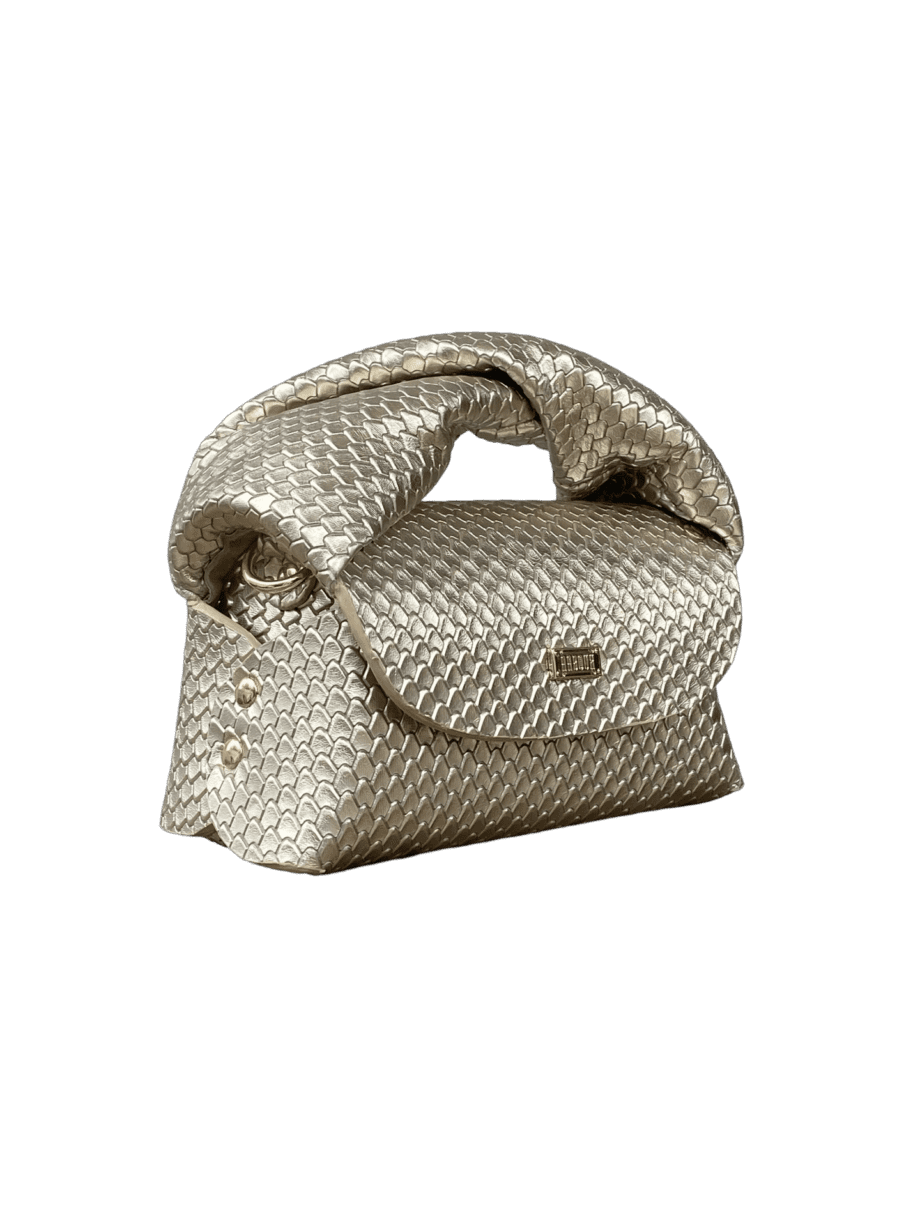 Seyi Champagne Gold Snake print