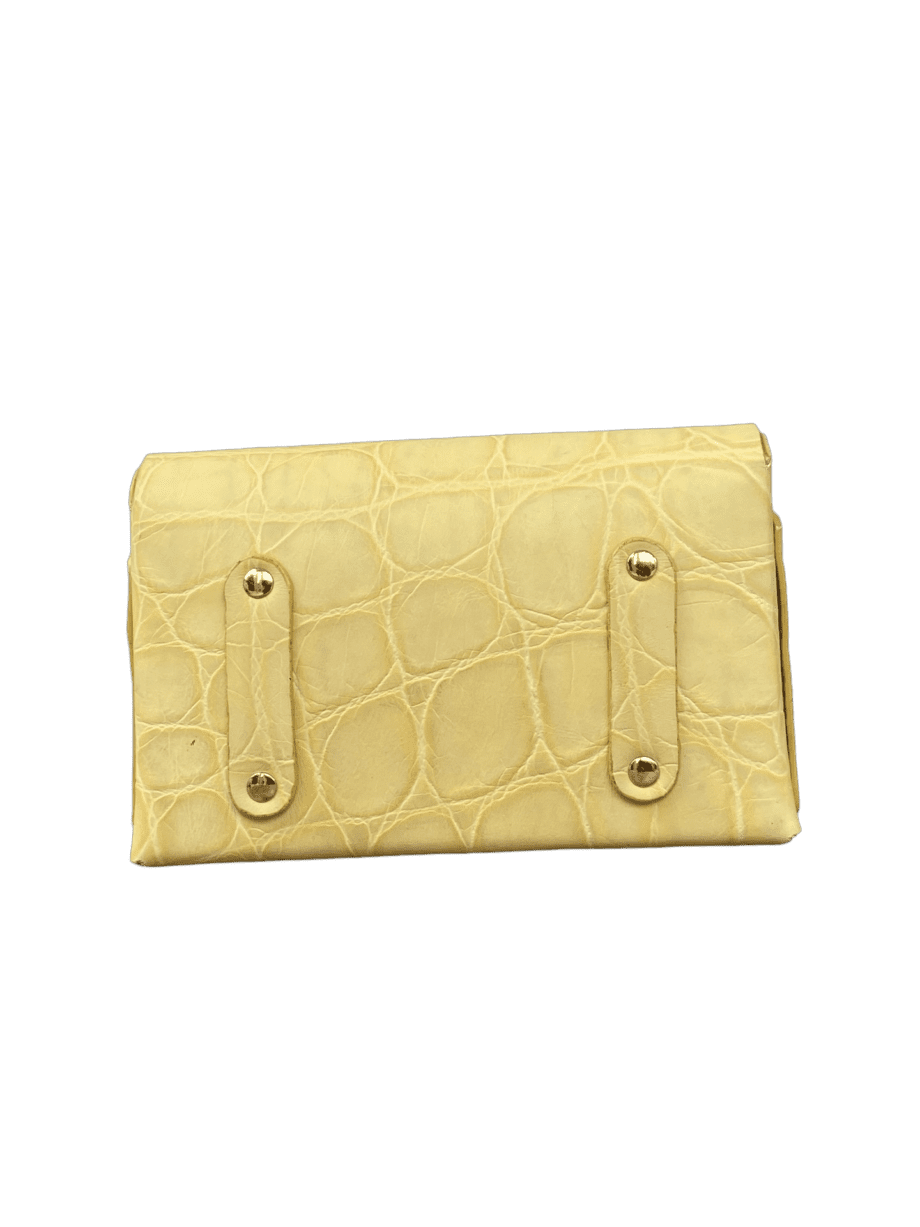 Dija Yellow Crocco Print