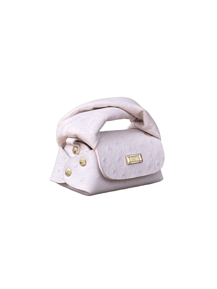 Lily Blush Pink Ostrich Print