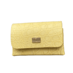 Dija Yellow Crocco Print