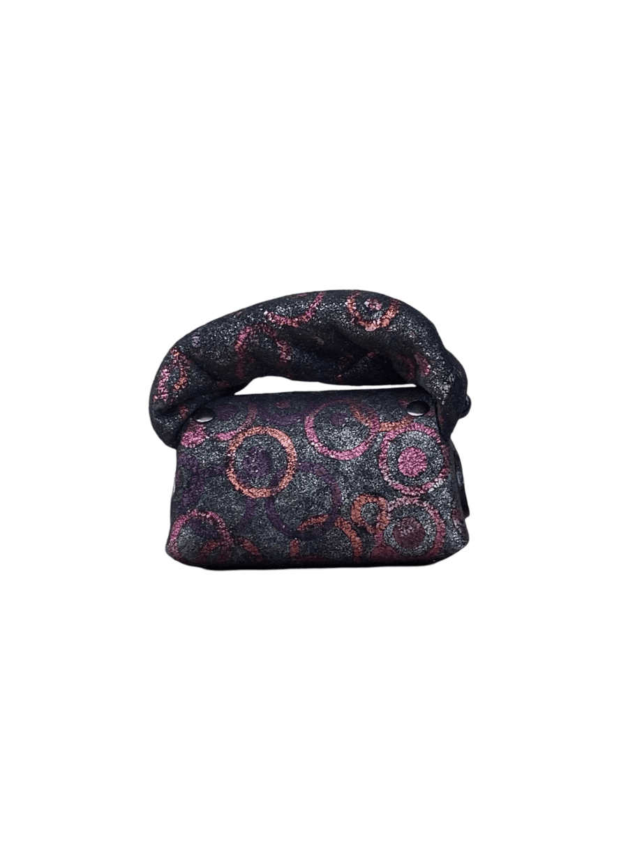 Lily Black & Multicolor Circular Pattern