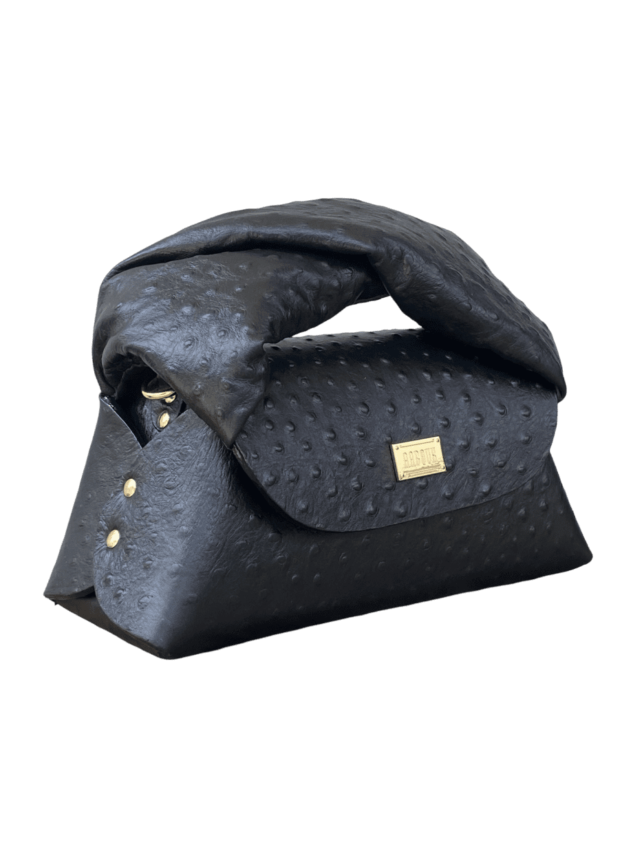 Nuby Black Ostrich Print