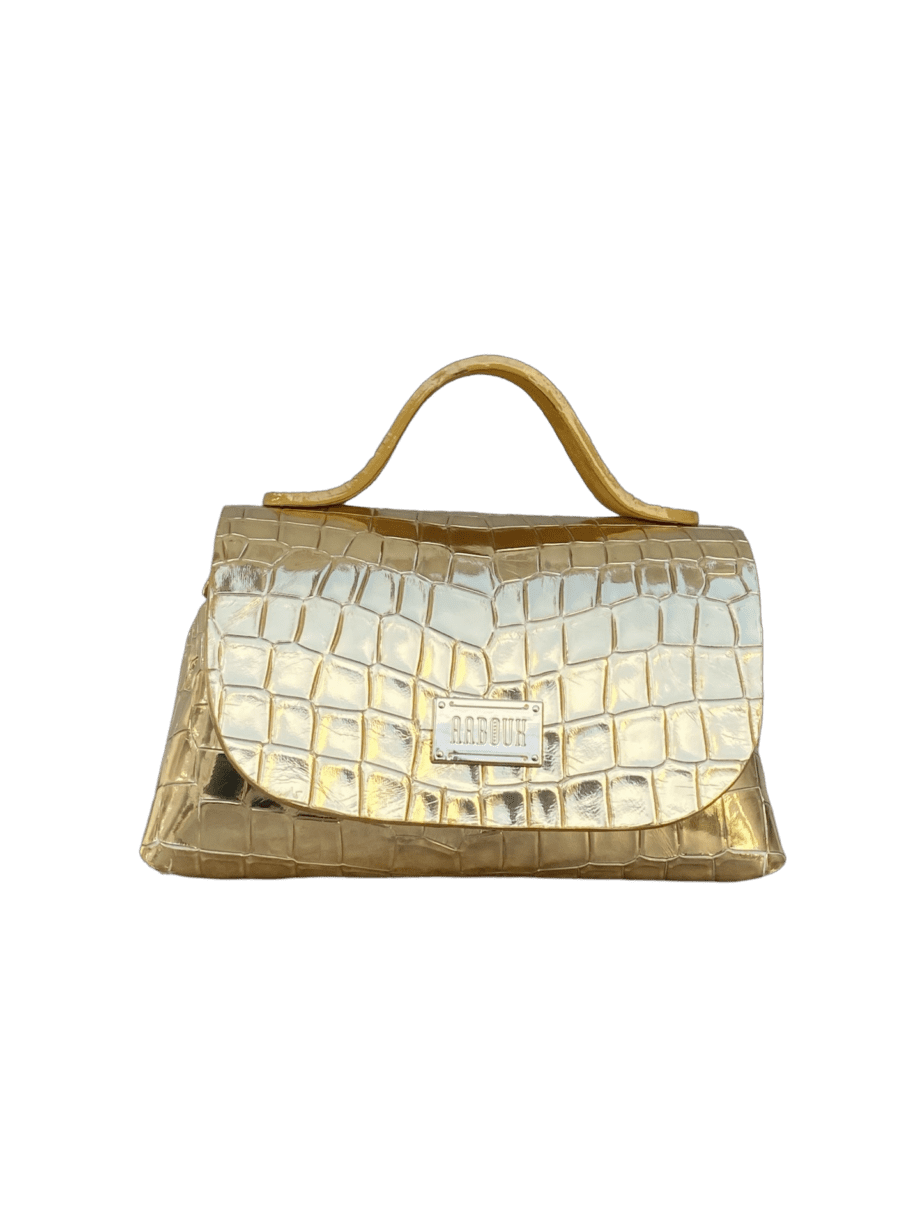 Mira Gold Crocco Print