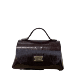 Mira Brown Shiny Epi Leather
