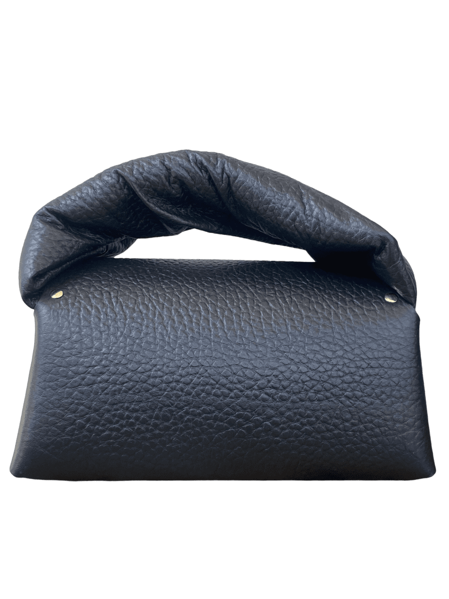Nyla Black Giant Pebble Grain