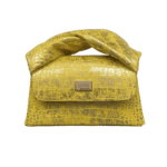 Moby Yellow & Gold Croc Print