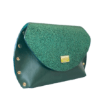 Mags Green Micro Mosaic Leather
