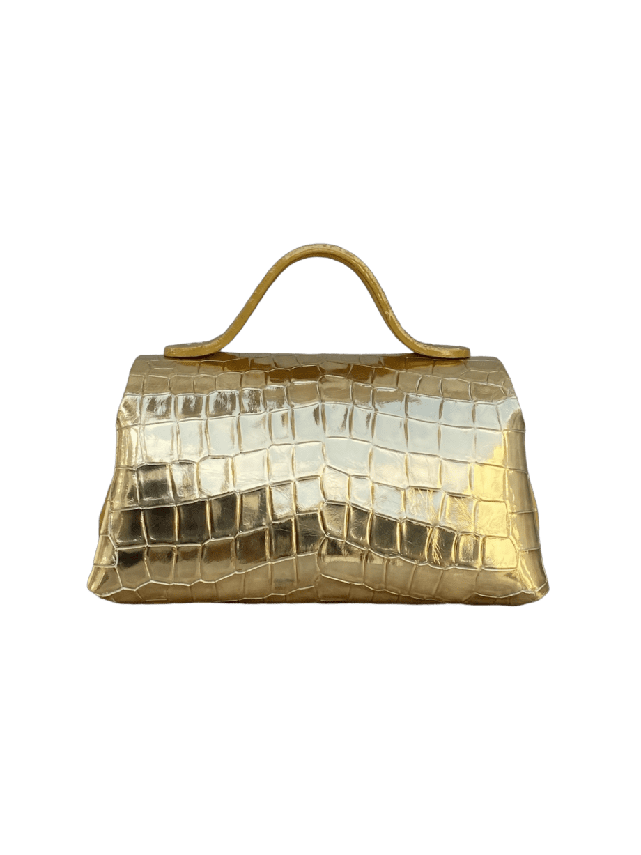 Mira Gold Crocco Print