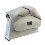 Moby White & Grey Croc Print