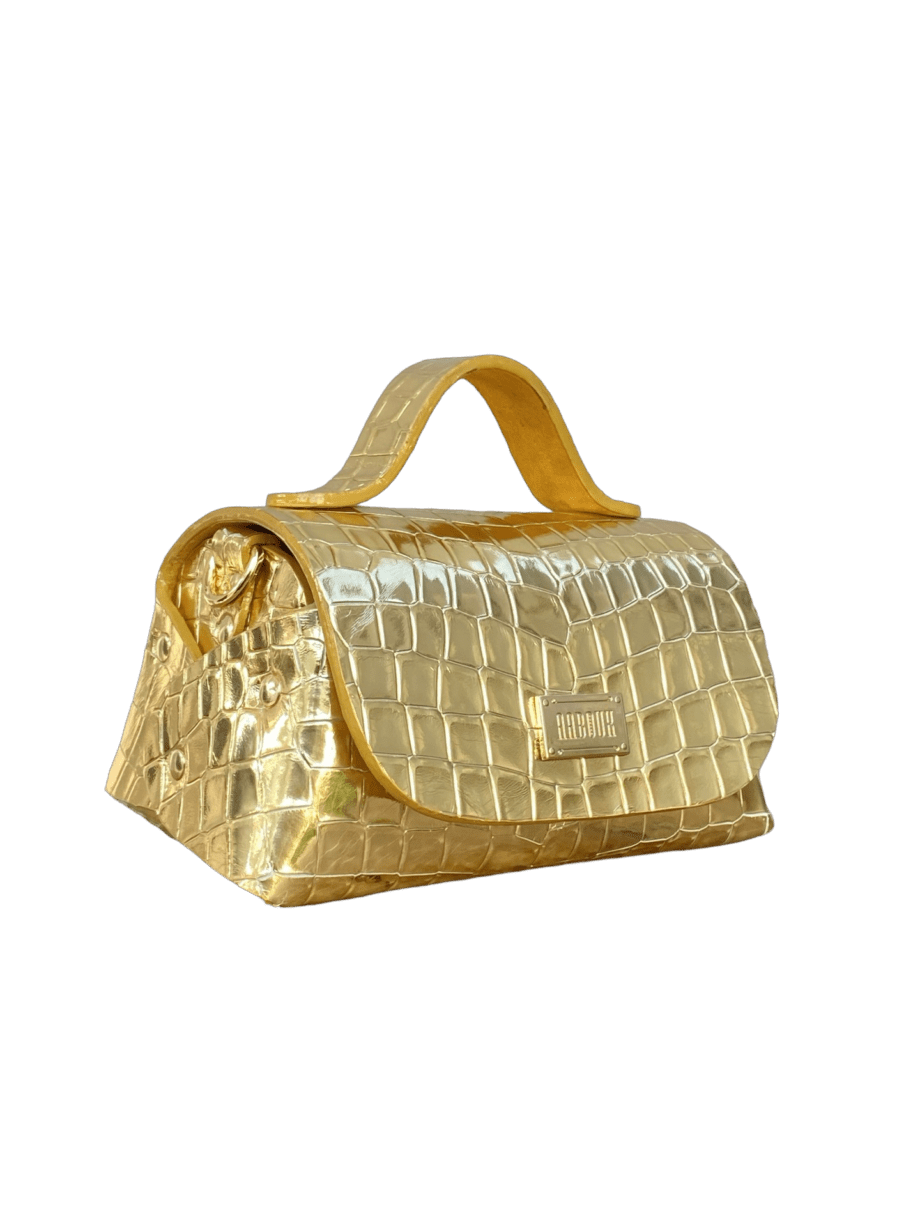 Mira Gold Crocco Print