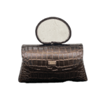 Hana Brown Croc Embossed