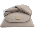 Nuby Taupe Ostrich Print