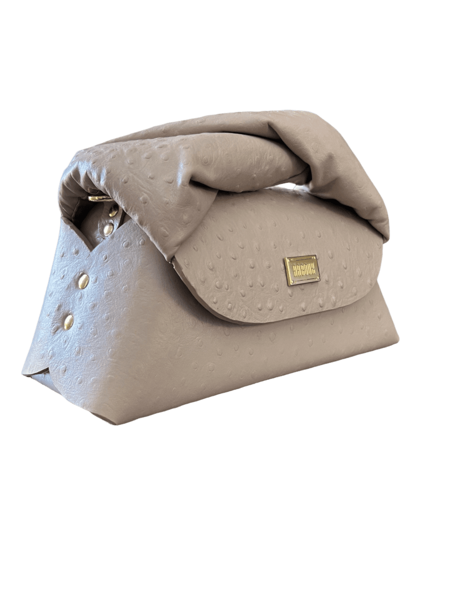 Nuby Taupe Ostrich Print