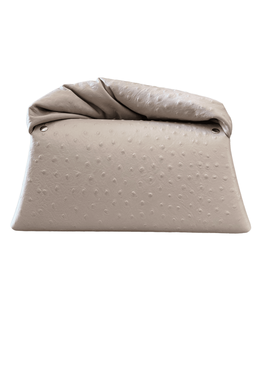Nuby Taupe Ostrich Print