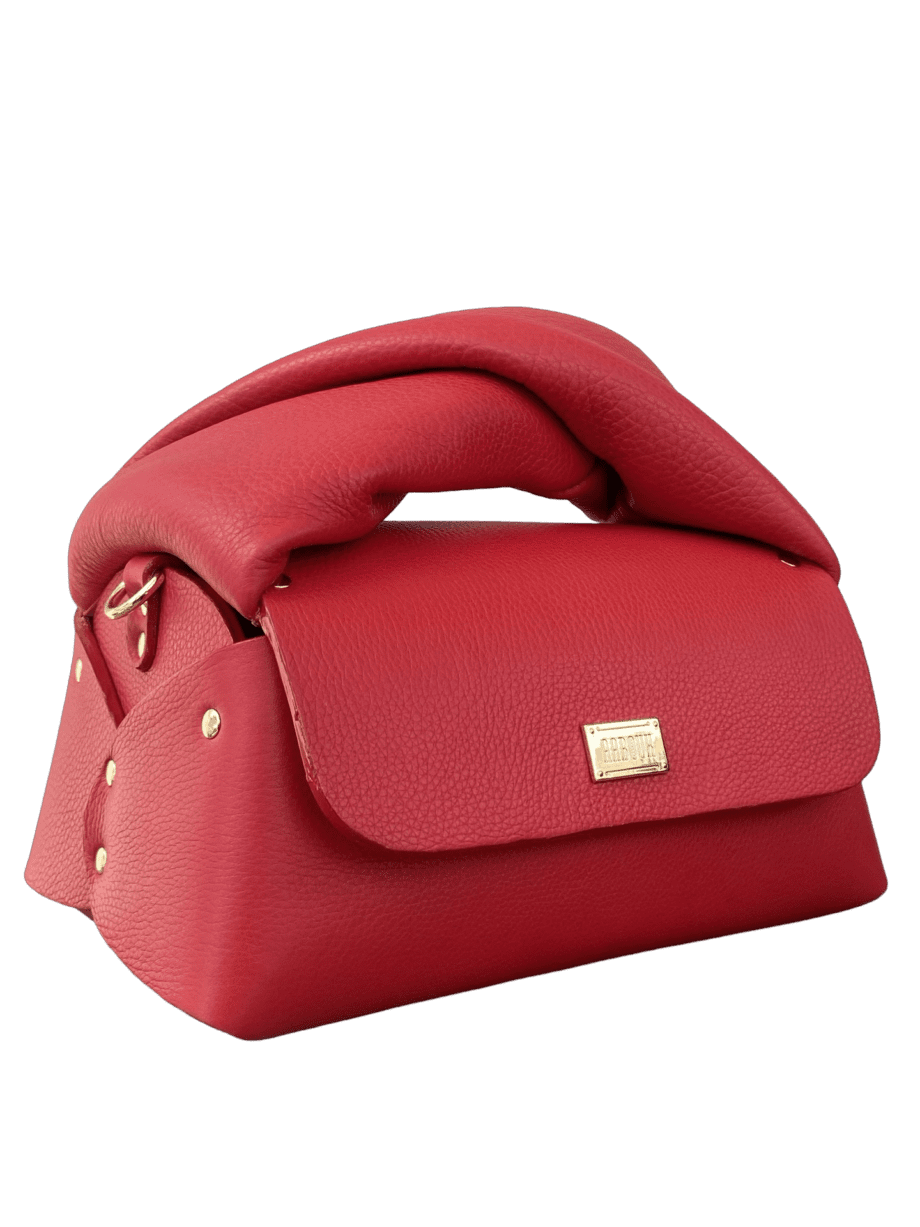 Nyla Red Pebble Grain