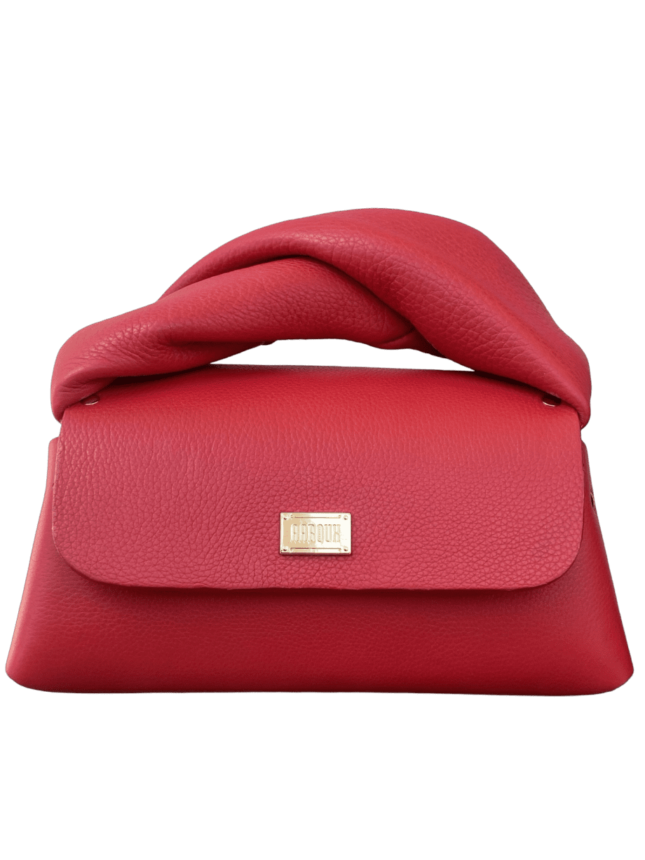 Nyla Red Pebble Grain