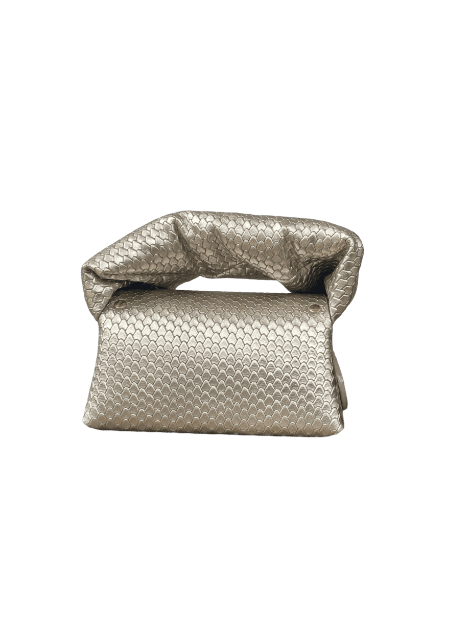 Nury Champagne Gold Snake Print