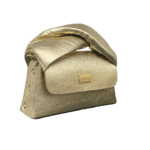 Moby Gold Crumpled Leather