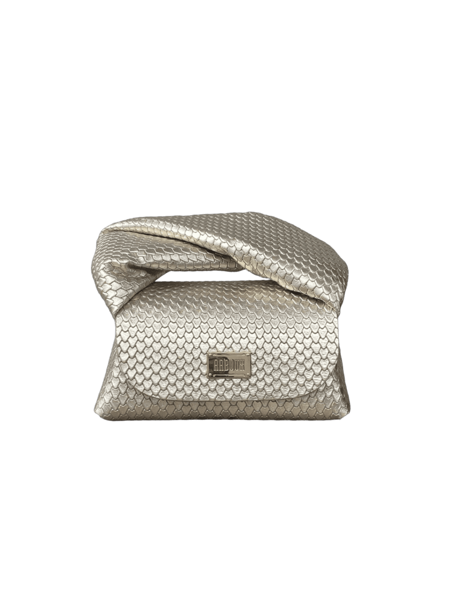 Nury Champagne Gold Snake Print
