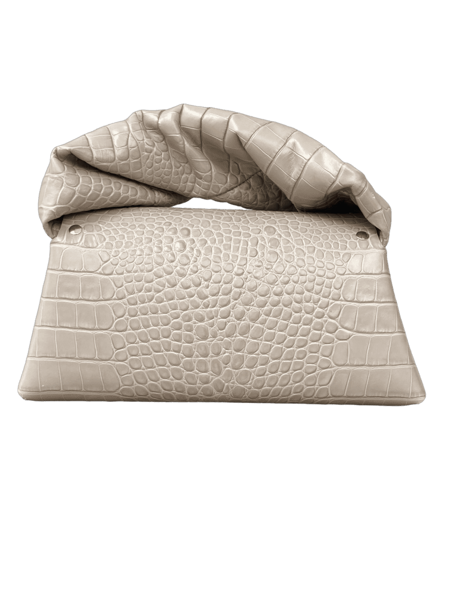Nuby Taupe Croc Embossed