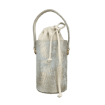 Tara Silver & White Distressed Snake Print