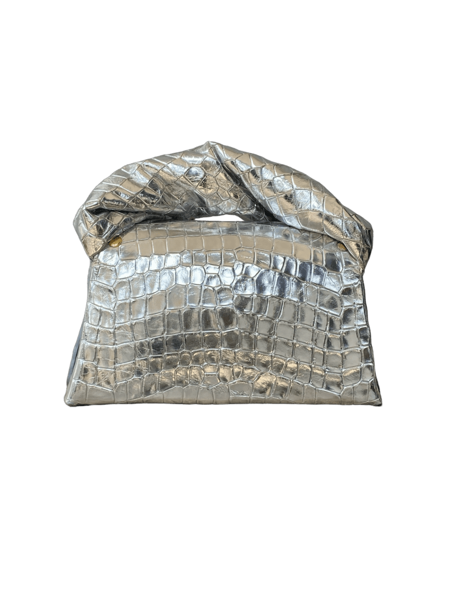 Moby Silver Crocco Print