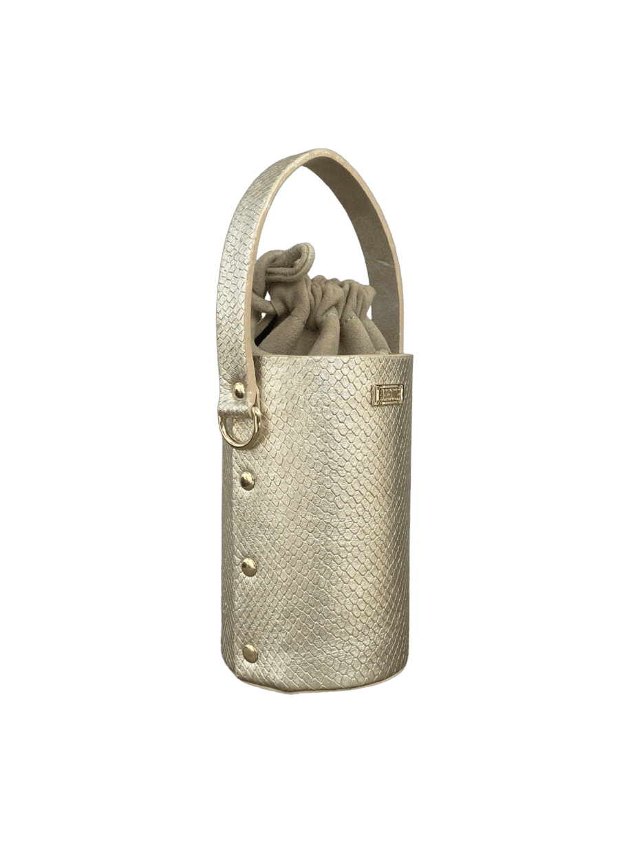 Tara Gold Snake Print