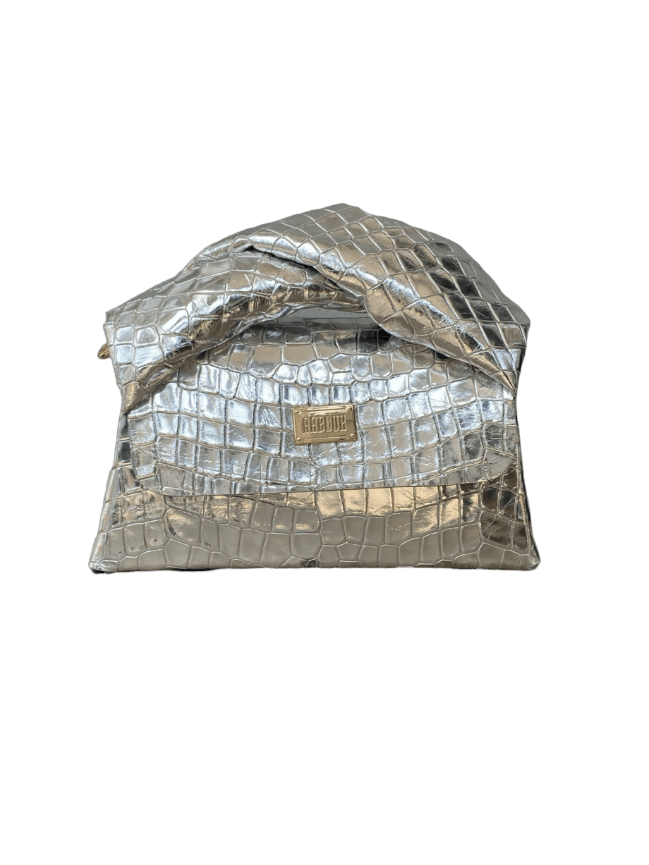 Moby Silver Crocco Print