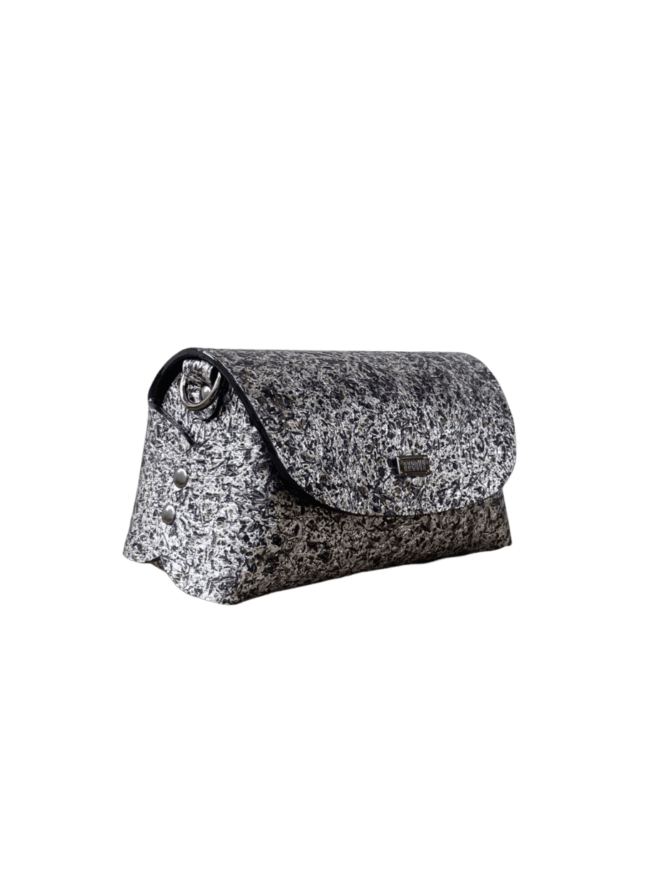 Maya Silver & Black Abstract