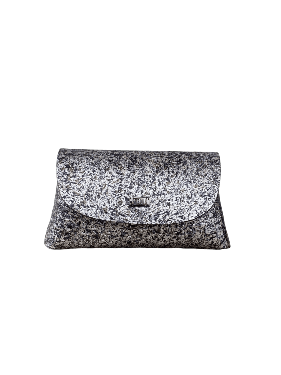 Maya Silver & Black Abstract