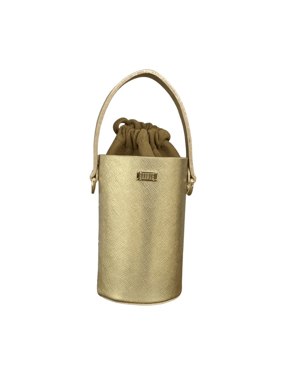 Tara Gold Saffiano