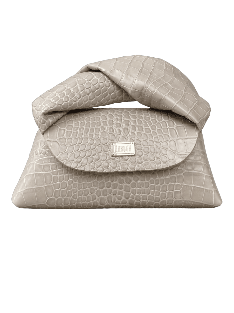 Nuby Taupe Croc Embossed