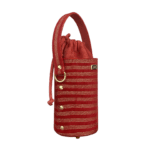 Tara Red with Dotted Gold Lines (horinzontal)