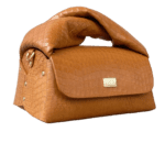 Nyla Tan Crocco Embossed