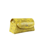 Maya Yellow & Gold Croc Distressed