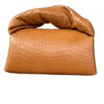 Nyla Tan Crocco Embossed