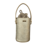 Tara Gold Crumpled Leather