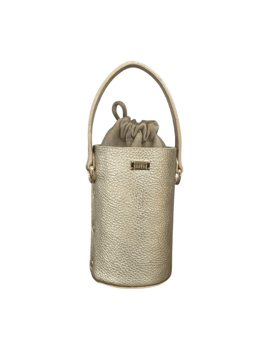 Tara Gold Crumpled Leather