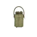 Lara Metallic Green & Gold Python Print
