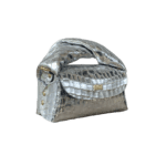 Seyi Silver Crocco Print