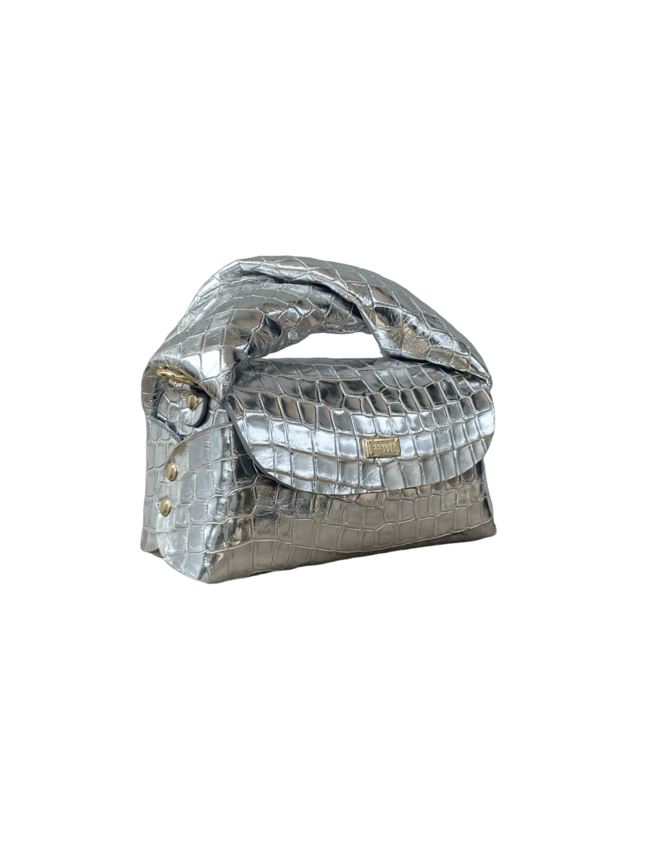 Seyi Silver Crocco Print