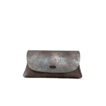 Maya Distressed Brown & Silver Nappa