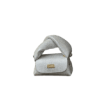Lily Silver Metallic Flat Grain Leather