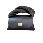 Nury XO (New Size) Cheetah Print Suede & Black Smooth Grain Leather