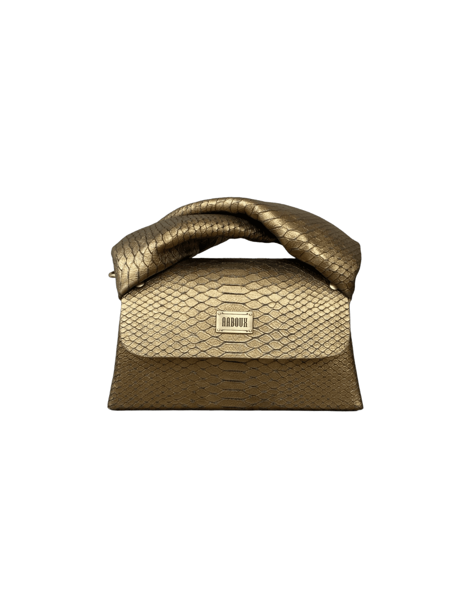 Moby Bronze Snake Print