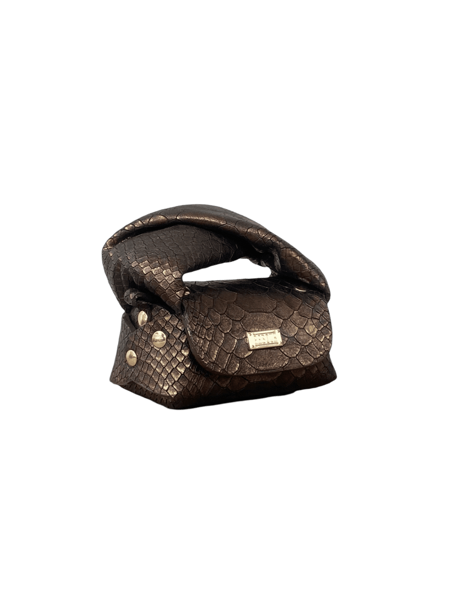 Lily Brown Snake Print